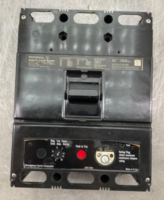 WESTINGHOUSE LC3600F CIRCUIT BREAKER 600 A 3P 600VAC LC600 PLUG