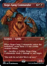 Siege-Gang Commander - Borderless - Dominaria Remastered - NM - MTG