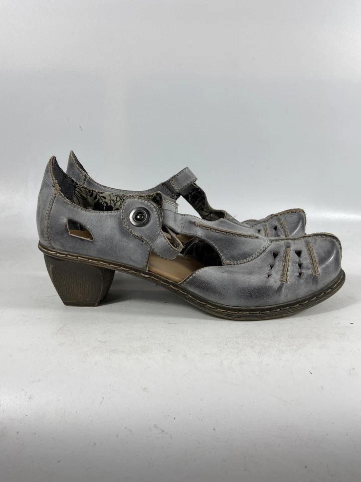 Rieker size 40 women's pumps loafers slip on very good Nr44 - Image 2 of 4