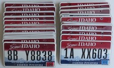 GROUP LOT OF 50 IDAHO license plates