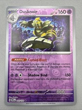 Pokemon TCG * SV Prismatic Evolutions * 037/131 Dusknoir Rare REVERSE H FRESH PK