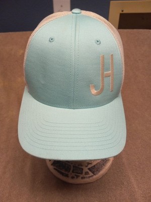 JH LOGO - Teal / Off White Trucker Style Baseball Hat   By Richardson