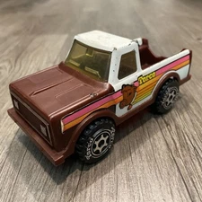 Vintage Diecast Torch Cow Truck 1980s 2.75” X 6” Brown Green Grass Manufacturing