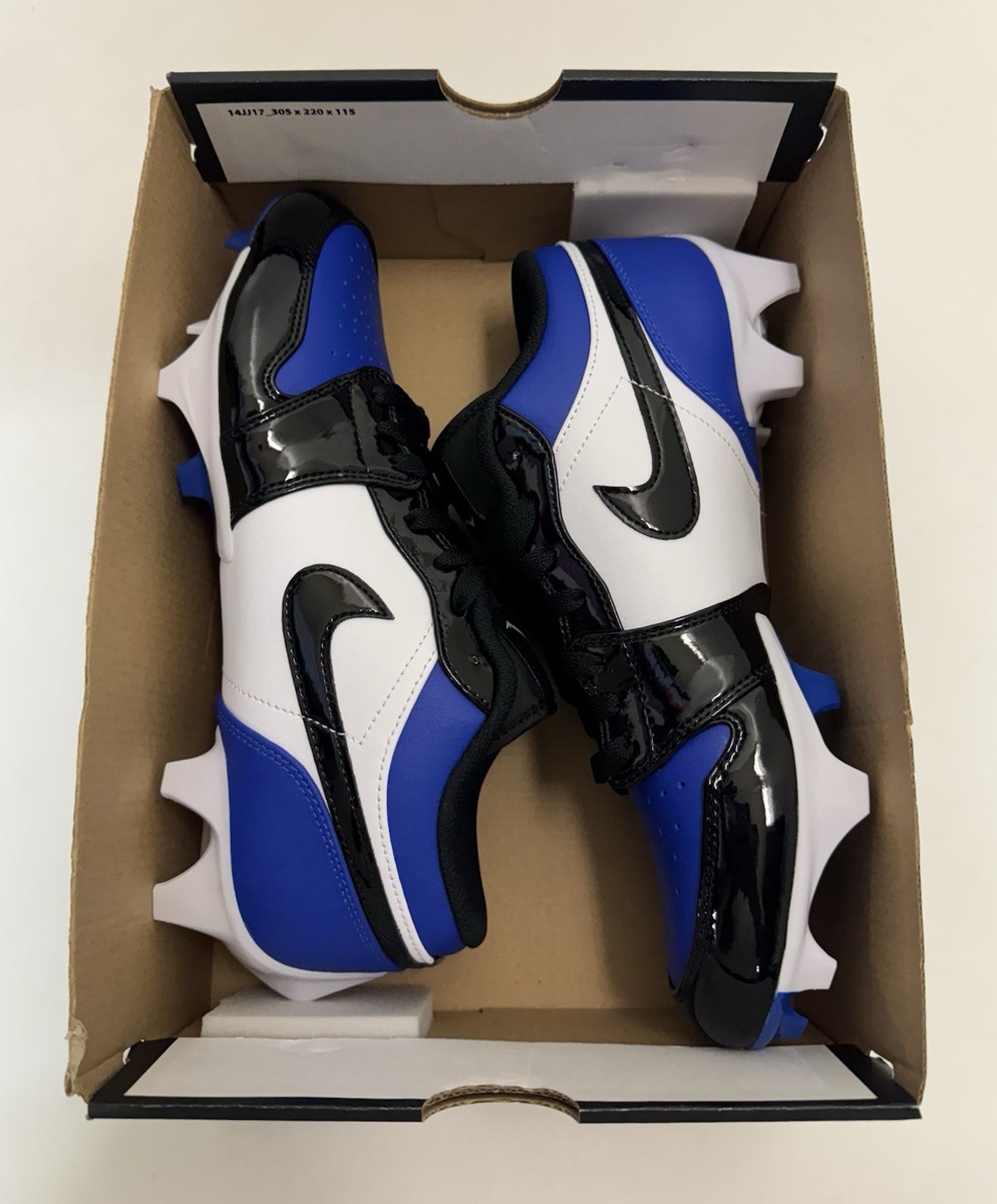 Nike Air Jordan 1 Low TD Mens Sz 9.5 Game Royal Black Football