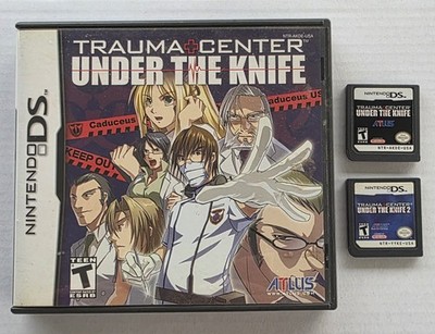 Trauma Center: Under the Knife 1 & 2 Bundle (Nintendo DS, 2005) Lot of 2- Tested