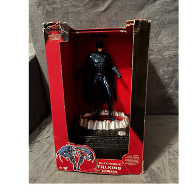 Thinkway Toys Batman & Robin Electronic Talking Bank Collectible Plastic