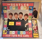 Vintage 1964 Milton Bradley The Beatles Flip Your Wig Board Game Complete