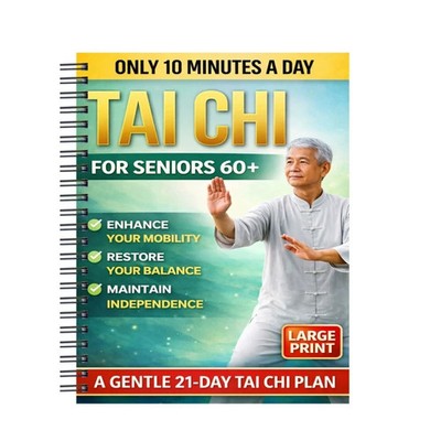 Chair & Standing Tai Chi For Weight Loss - Gentle 21-Day Illustrated Program