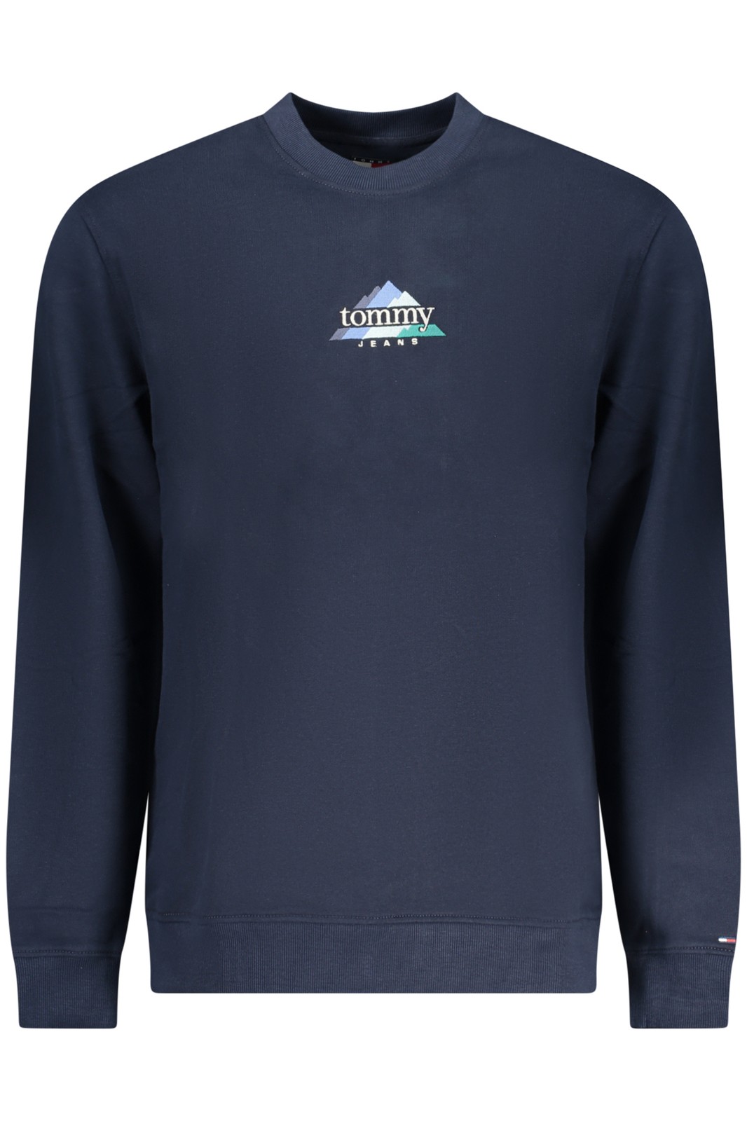 TOMMY HILFIGER FELPA SENZA ZIP UOMO BLU TAGLIA = M