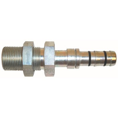 A/C HOSE CAGE AND CLIP FITTING; NUMBER 12 FEMALE O-RING TO HOSE; WITH