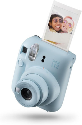 Fujifilm Instax Mini 12 Pastel Blue Sofortbildkamera SelfiePop  