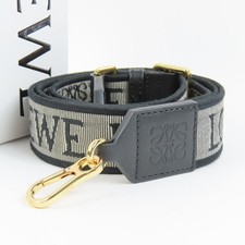 LOEWE Anagram Adjustable Maximum 53.9"" GMetal Shoulder strap Calfskin 103314