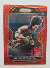 2022 Panini Prizm WWE Red Wave Prizm Meiko Satomura #116 Rookie