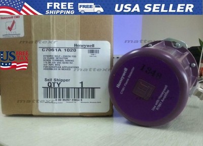 Honeywell C7061A1020 UV Flame Detector 1PC New Fast Ship C7061A1020 US Free TAX