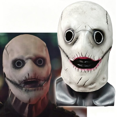 Vintage Corey Taylor Latex Mask Realistic Full face Headgear Halloween Cosplay