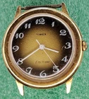lot C2329 Mens Timex Electric Emerging 2 Color Fancy Vintage Quartz Watch Parts