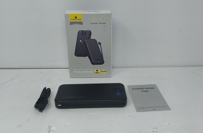 Safe-Speed Built -in AC Wall Plug Portable Power Bank For IOS/ Android
