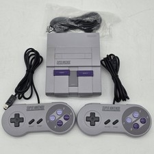 Nintendo Super NES Classic Edition 2017 Console w/ 2 Original Controllers
