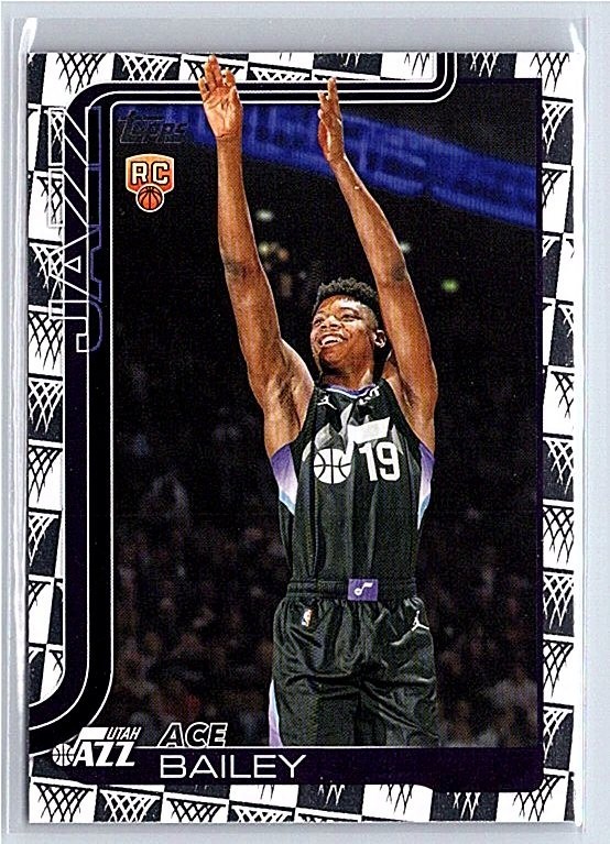 2025 Ace Bailey Rookie Topps Season Tip-Off #205 Jazz (77)