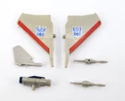 G1 Transformers Starscream Wings & Missiles Rockets Launchers Parts Lot Vtg 1985