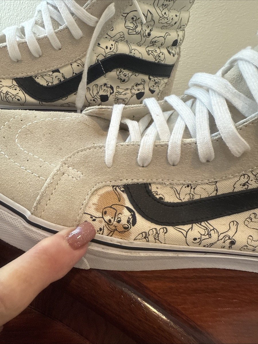 Vans x Disney 101 Dalmatians High Top Sneakers Rare Limited