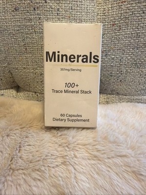 Trace Minerals Multimineral Supplement - 60 Capsules- New