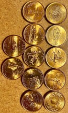 1999, 2000, OR 2001 Gold Plated State Quarter