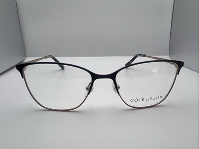 NEW Cote D’Azur CDA-338 blue silver eyeglasses Cote d main image 4