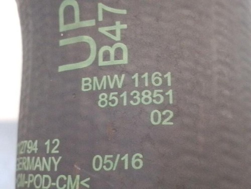 11618513851 druckschlauch turbolader BMW X4 F26 XDRIVE 20 D rectp5408469