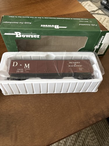 Bowser 41621 HO Detroit and Mackinac 50’ techo redondo coche listo para funcionar #3459 | Zustand: New