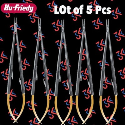 5X HU FRIEDY Straight Castroviejo Perma Sharp  Needle Holder, 18 cm (7) NH5024