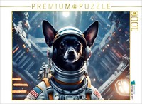 Calvendo Puzzle Chihuahua Spaceman In A Spaceship | 1000 Pieces, Finished Size 2