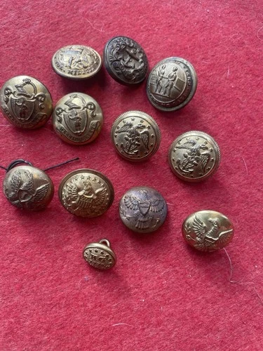 Civil War Era Button Lot Union