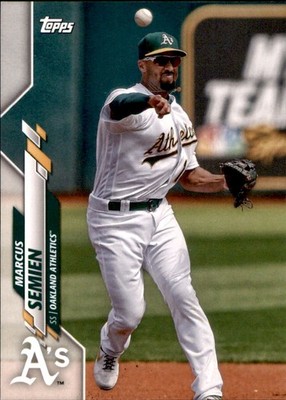 2020 A's Topps #OAK7 Marcus Semien - BB