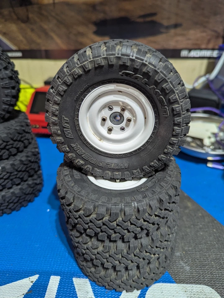 Assorted lot of RC Crawler wheels and tires. Axial/RC4WD read the description  - Image 2 of 4