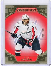 22-23 UD CREDENTIALS GOLD ALEX OVECHKIN 299/299