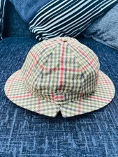 Vintage Deadstock Original Barbour Deerstalker Hat 80s Casuals Football