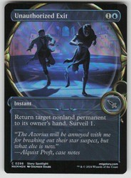 Unauthorized Exit (Showcase) [Murders at Karlov Manor] #298 Foil