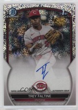 2023 Bowman Chrome Prospect Speckle Refractor /299 Trey Faltine #CPA-TF Auto 4k8