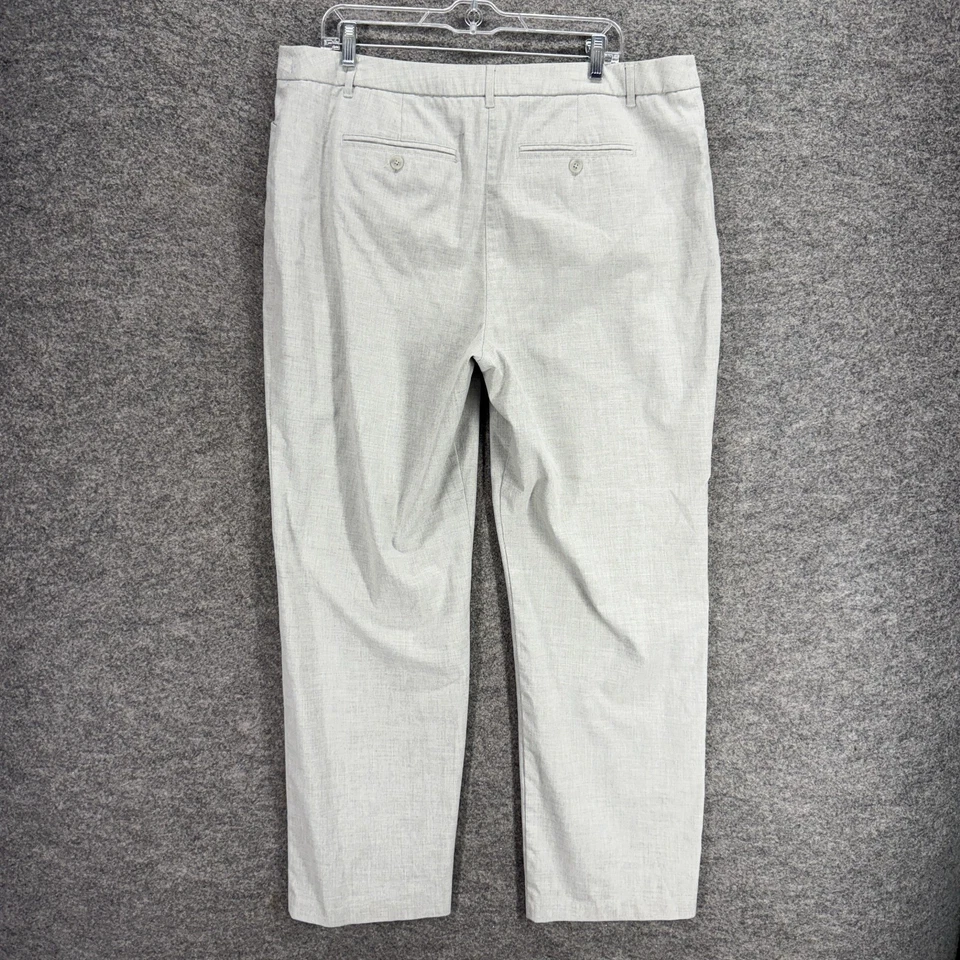 212 коллекции платье брюки женщин 16W плюс серый высоты плоский передний натуральный крой - Изображение 2 из 4