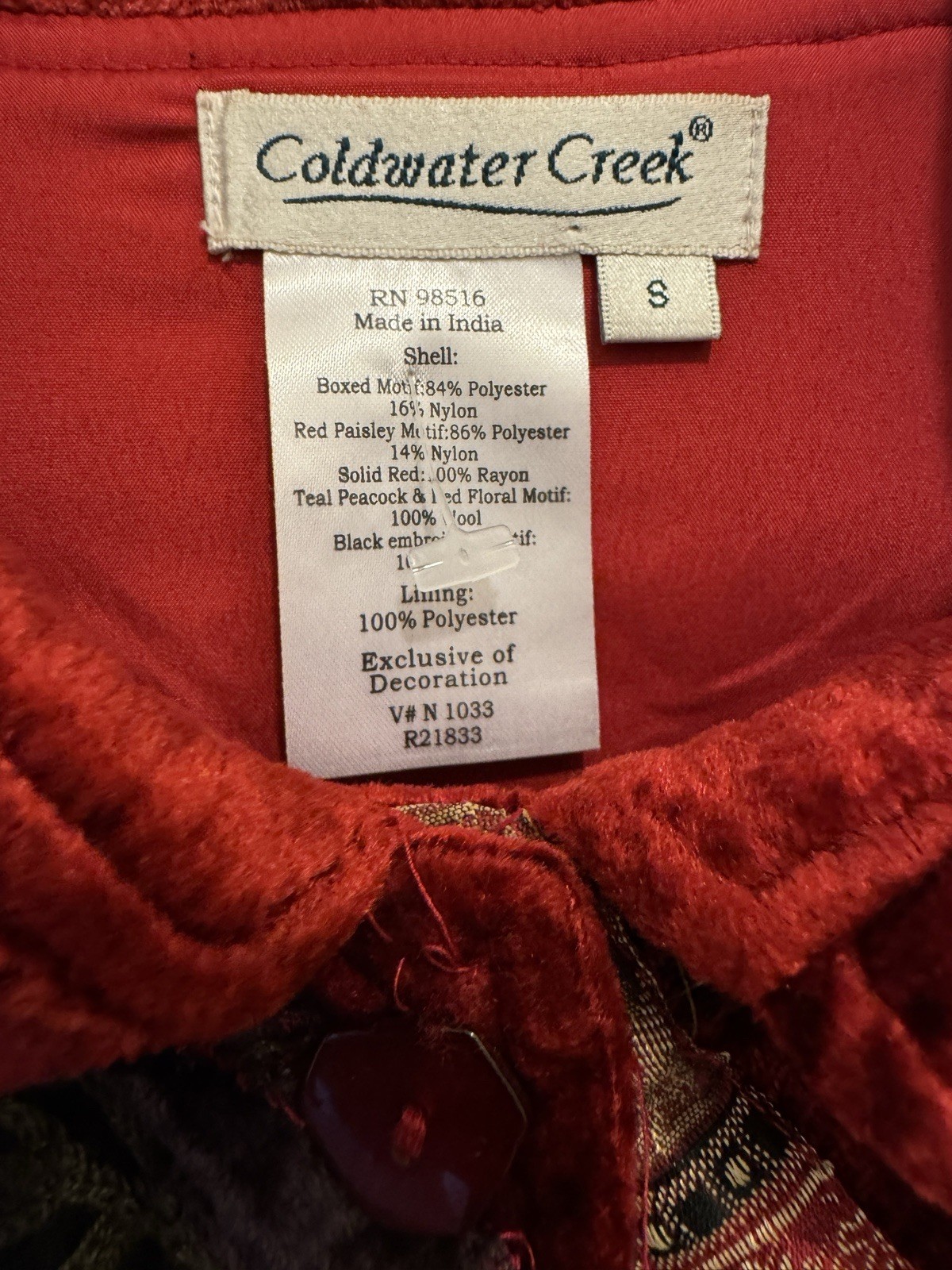 Women’s Coldwater Creek Patchwork JACKET Blazer B… - image 6