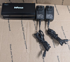  LOT OF 2 InFocus LiteShow 4 Wireless Presentation Adapter W/AC-ADAPTER
