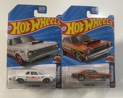 Hot Wheels '68 Dodge Dart Drag Racers Diecast Car Orange & 1964