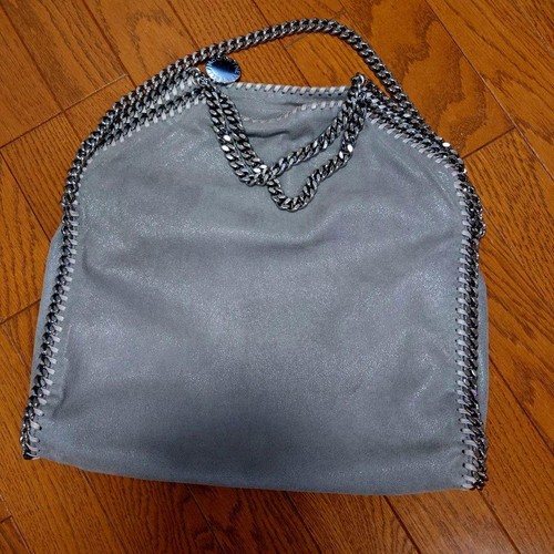 Stella Mccartney Eco Leather Shoulder Bag Handbag Falabella Gray Women 122748