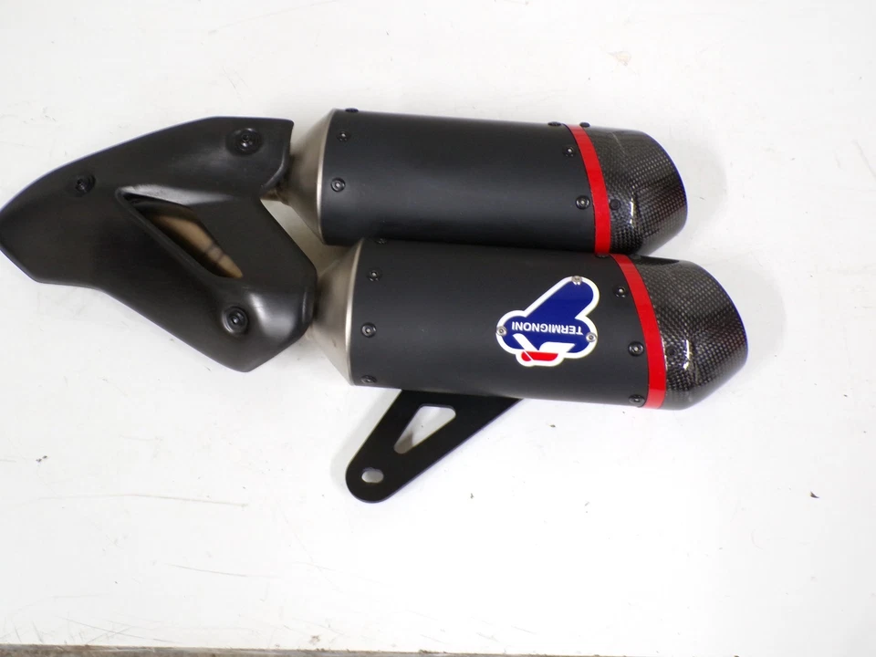 ducati monster 937 sp 21-25 termignoni exhaust silencers end cans - Image 2 of 4