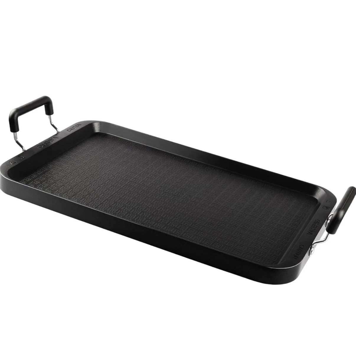 Vayepro Stove Top Flat Griddle,2 Burner Griddle Grill Pan for Glass Stove Top Gr