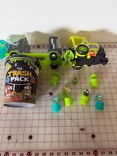 Trash Pack lot Trash Can, Truck, Street Sweeper 8 Trashies lot 1
