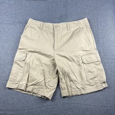 Yarra Trail Shorts Mens 92 Beige Zipper Cotton Office Formal Regular Adult