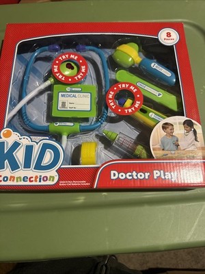 Kid Connection Doctor Play Set with Stethoscope 8pcs B4