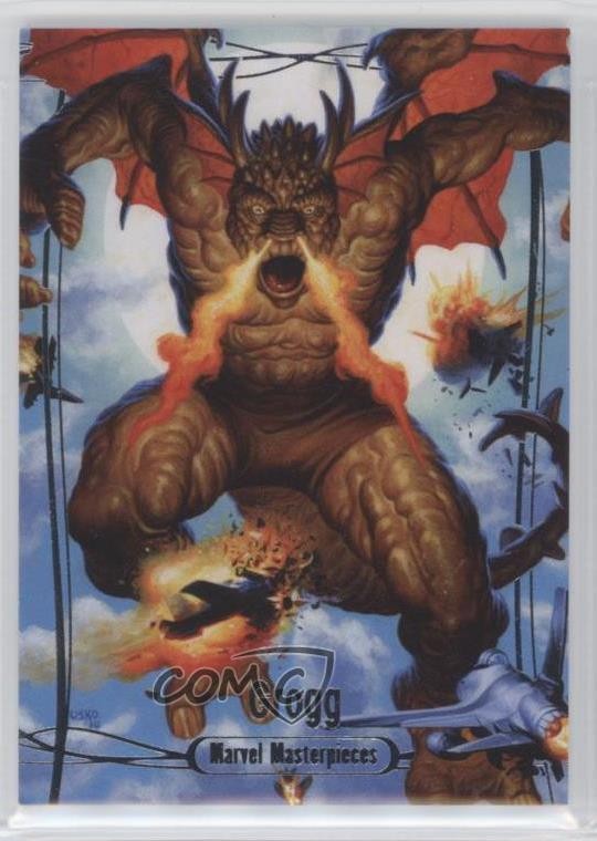 2016 Upper Deck Marvel Masterpieces 1621/1999 Level 1 Grogg #12 02v3